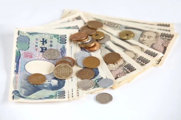 Japanese yen notes. — Stock Photo, Image