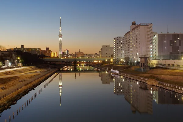 Widok miasta Tokio — Zdjęcie stockowe