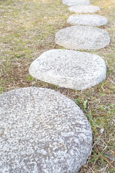 Caminho de pedra zen — Fotografia de Stock