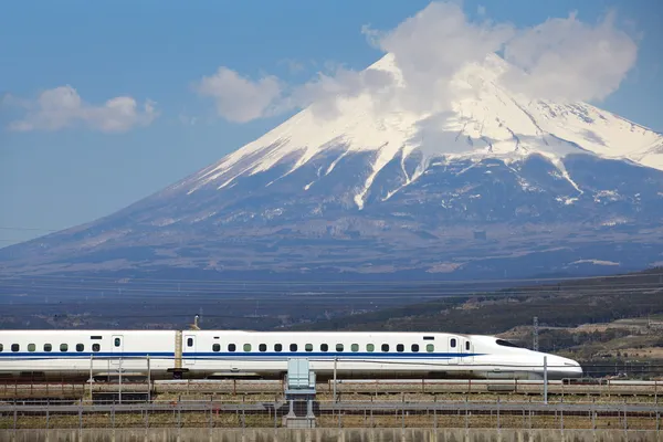 Mt Fuji et Tokaido Shinkansen — Photo