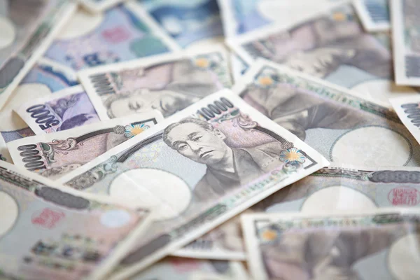 Billetes de moneda japonesa —  Fotos de Stock