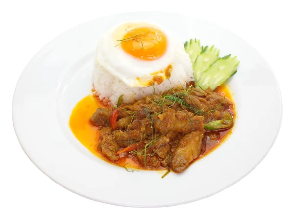 Välsmakande curry kyckling — Stockfoto