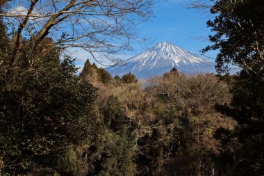 kış sezonu fuji Dağı