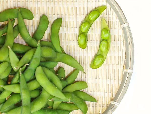 Fagioli di soia Edamame — Foto Stock