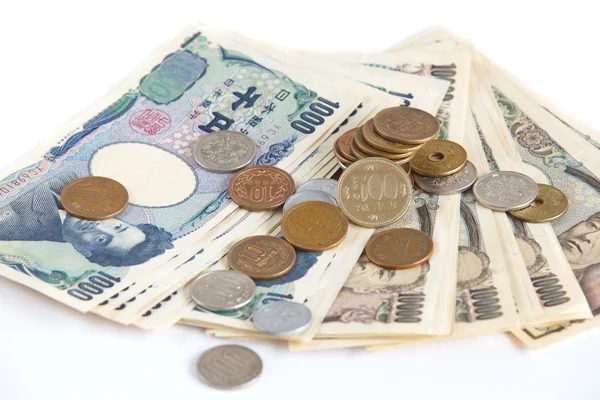 Japanese yen notes. — Stock Photo, Image