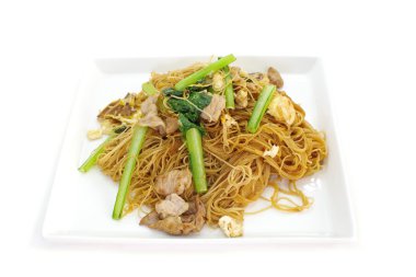 tavada kızartılmış Pirinç Noodle