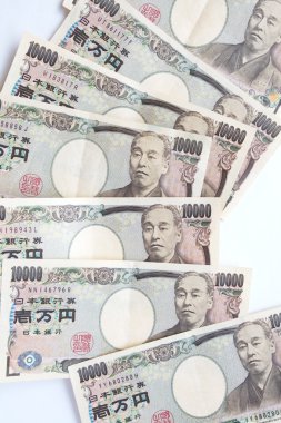 Japonca yen notları.
