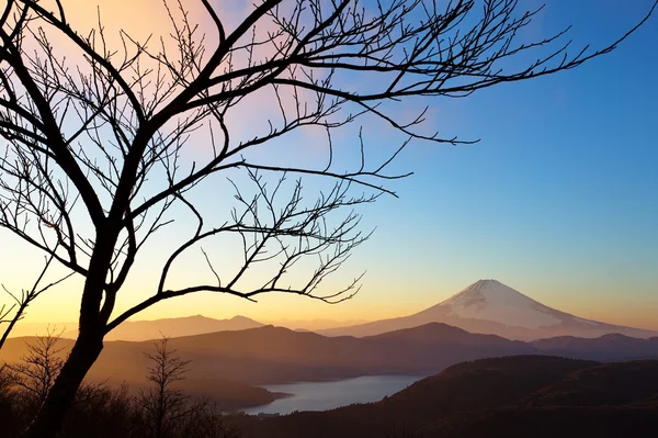 Fuji de montanha no inverno — Fotografia de Stock