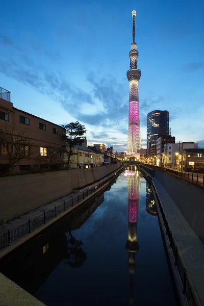 Pohled na Tokio Skytree — Stock fotografie