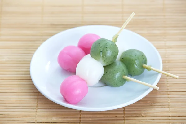 Японський dumpling данго — стокове фото