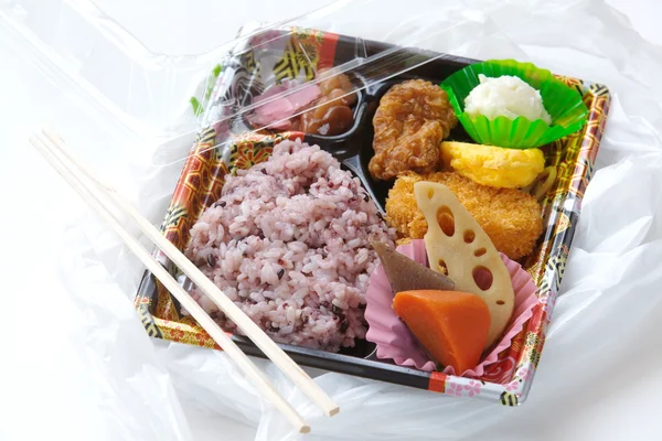 Bento, japansk matlåda — Stockfoto