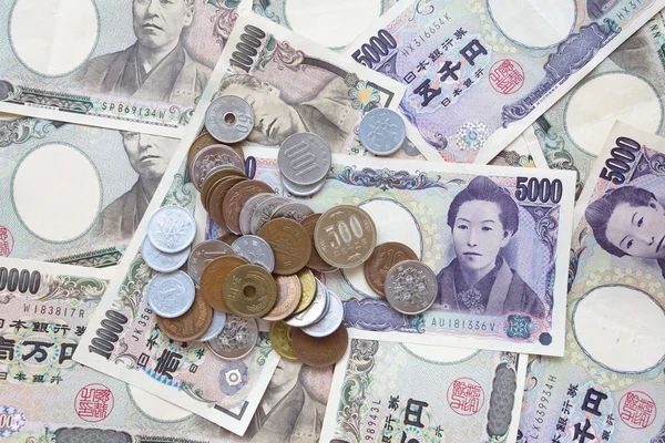 Japanese yen notes. — Stock Photo, Image