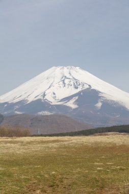 Kışın Fuji dağı