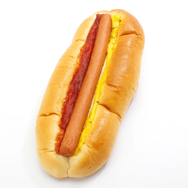 Hotdog worst — Stockfoto