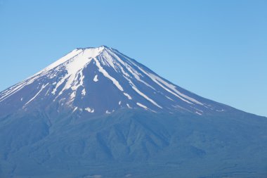 Kışın Fuji dağı