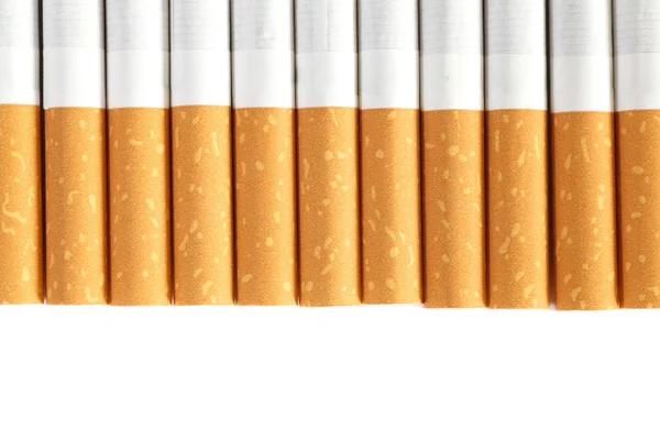 Cigarrillos con filtro marrón — Foto de Stock