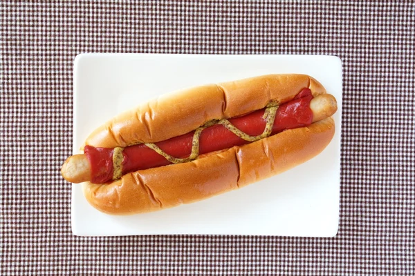 Hot-dog kolbász — Stock Fotó