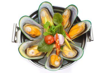 Deniz midyesi ve Limon otu 