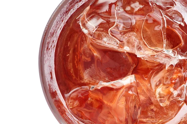 Bebida de coquetel de frutas vermelhas e gelo — Fotografia de Stock