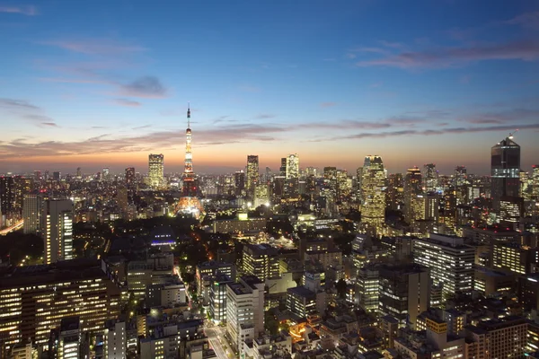 Uitzicht op de stad Tokio — Stockfoto