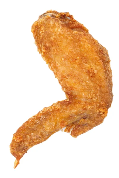 Pollo frito sobre blanco — Foto de Stock