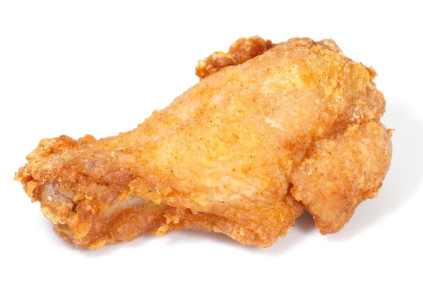 Fried chicken on white — Stock Photo, Image