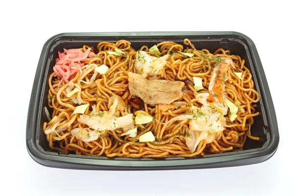 Japanese stir fried noodle yakisoba — Stock Photo, Image