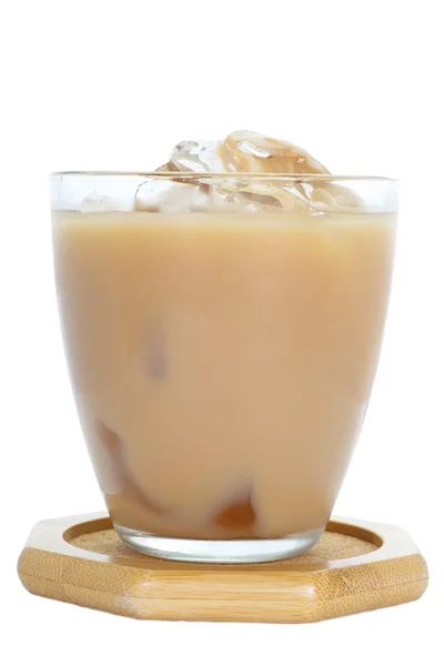 Cold coffee drink with ice Royalty Free Stock Photos