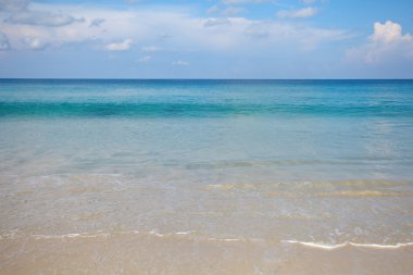 Deniz kum ve güzel plaj