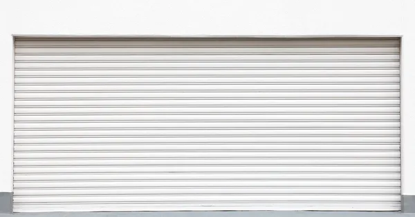 Riffled beyaz kapı — Stok fotoğraf