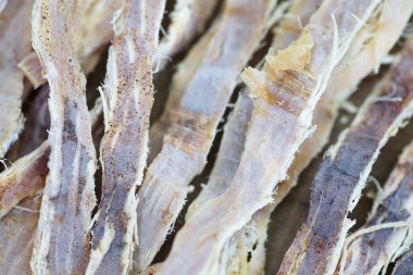 lezzetli kurutulmuş kalamar snack