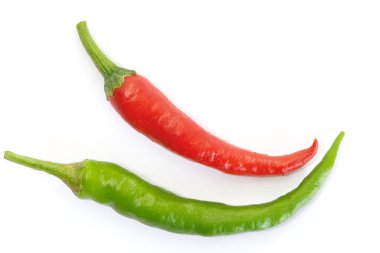 Kırmızı ve yeşil biber