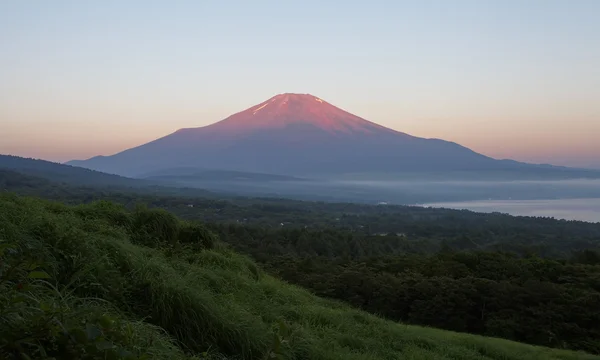 Monte Fuji di colore rosso — Foto Stock