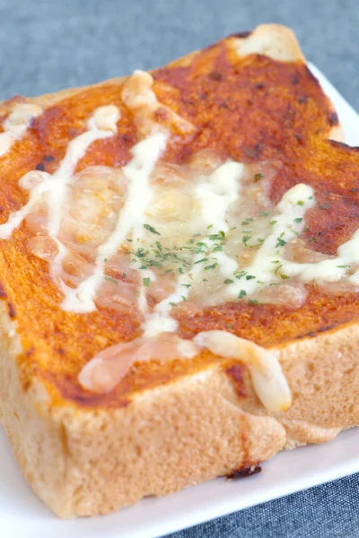 Pizza tost ekmeği — Stok fotoğraf