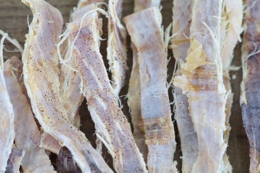 lezzetli kurutulmuş kalamar snack