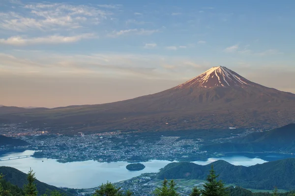 Hegyi fuji télen — Stock Fotó