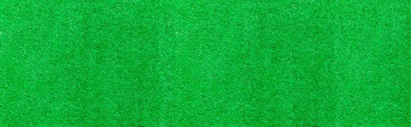 Panorama Nového Zeleného Umělého Trávníku Podlahové Textury Pozadí Hladké — Stock fotografie