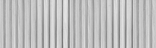 Panorama Bianco Grigio Legno Texture Colore Verticale Sfondo Luce Superficie — Foto Stock