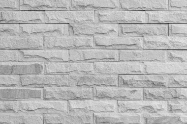 Arka plan için modern beyaz tuğla duvar dokusu