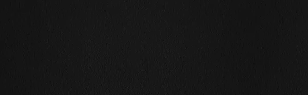Panorama Černého Papíru Textury Nebo Pozadí Papíru Bezešvý Papír Pro — Stock fotografie