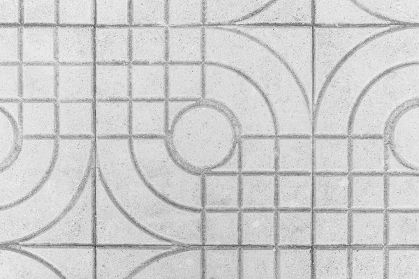 Białe Płytki Podłogowe Cementowe Paskami Wzór Tekstury Tła Bez Szwu — Zdjęcie stockowe