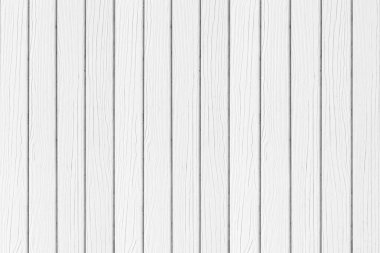 Arka plan için beyaz ahşap dokusu dikey. Yüzey ışığı masa üstü görüntüsünden temizlendi. Sanat eserleri ve iç veya dış tasarım için doğal desenler