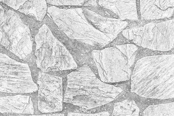 白い天然石の壁の模様と背景の質感 — ストック写真