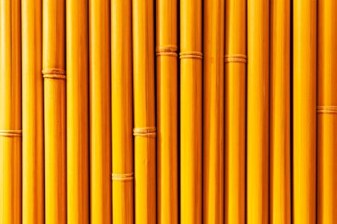 Kahverengi eski Bambu çit dokusu ve arka plan pürüzsüz.