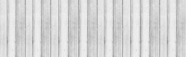 Arkaplan için dikey beyaz ahşap desen panoraması. Yüzey ışığı masa üstü görüntüsünden temizlendi. Sanat eserleri ve iç veya dış tasarım için doğal desenler