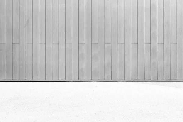 白い外壁と白いコンクリート床のパターンと背景シームレス — ストック写真