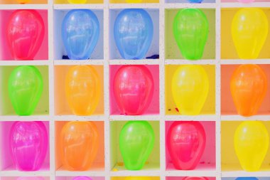 Renkli balonlar Duvarı, patlamış balonlar, Karnaval Balonları Dart Oyunu