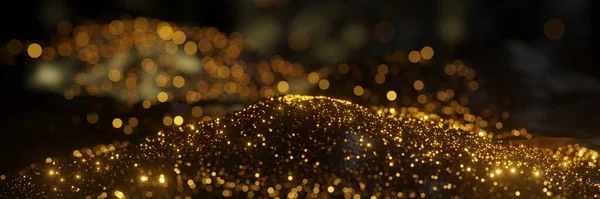 Gold Dust Particles Background by EnjoystX 