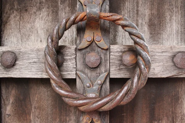 Старые детали двери — стоковое фото