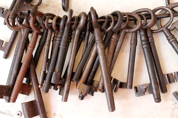 Old set of keys — Stock Photo, Image